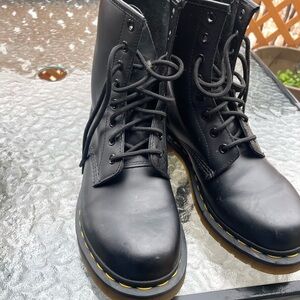 Dr. Martens Black Combat Boots